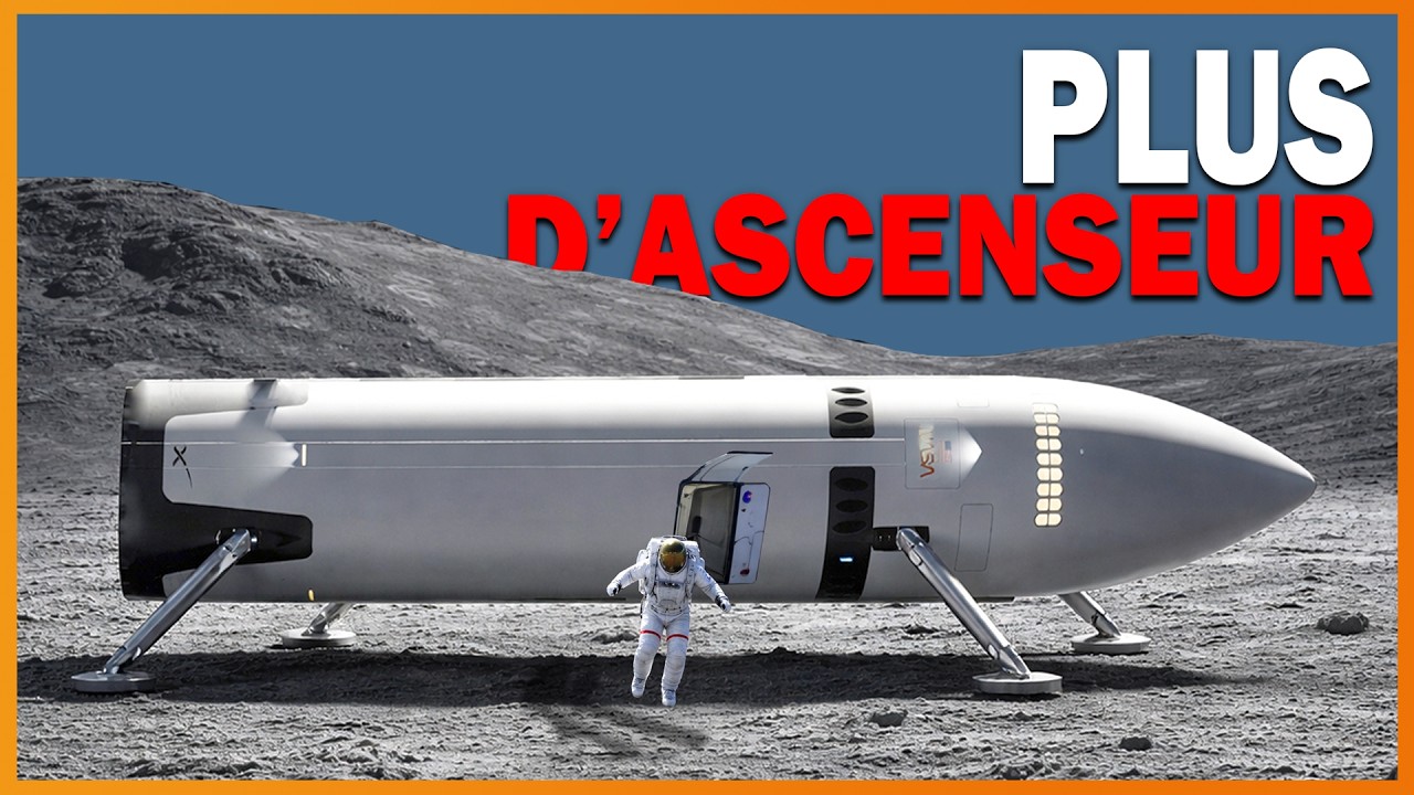 SpaceX trouve une solution pour poser des astronautes sur la Lune… sans ascenseur