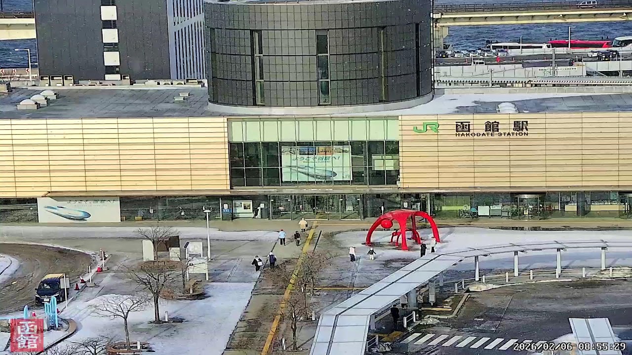 【Live-Japan】函館駅前ライブカメラ② ※20秒ごとにアングルが変わります 