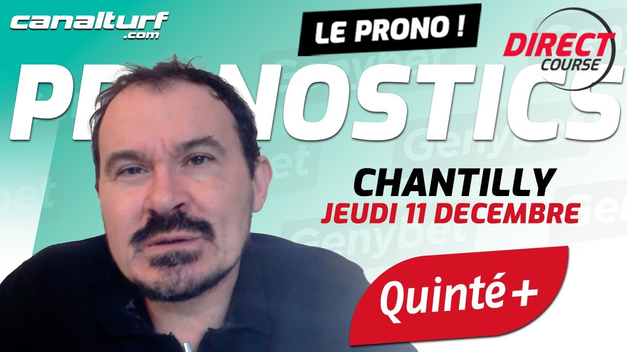 Pronostic Quinté et des courses PMU du Jeudi 11 décembre 2025 - En partenariat avec 