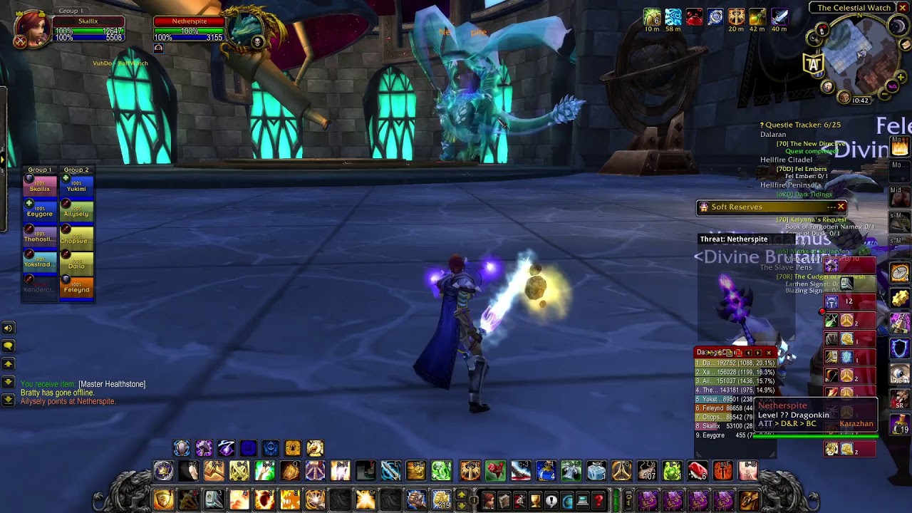 WoW Burning Crusade Classic! Prot Pally Karazhan!
