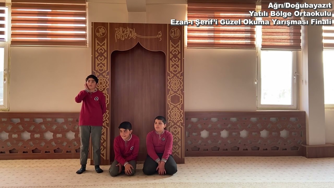 Ezanı-ı Şerif’i güzel okuma yarışması