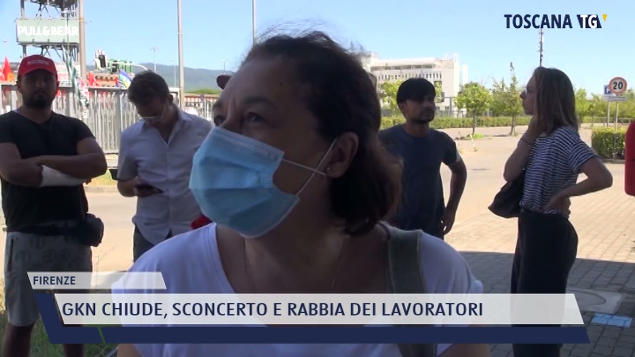 2021-07-09 FIRENZE - GKN CHIUDE, SCONCERTO E RABBIA DEI LAVORATORI