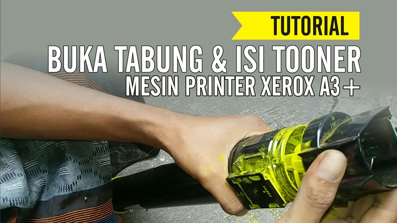 Cara isi ulang toner xerox || how to refill toner xerox machine