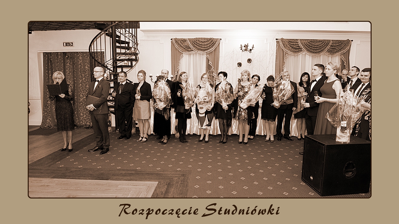 Rozpoczęcie balu studniówkowego