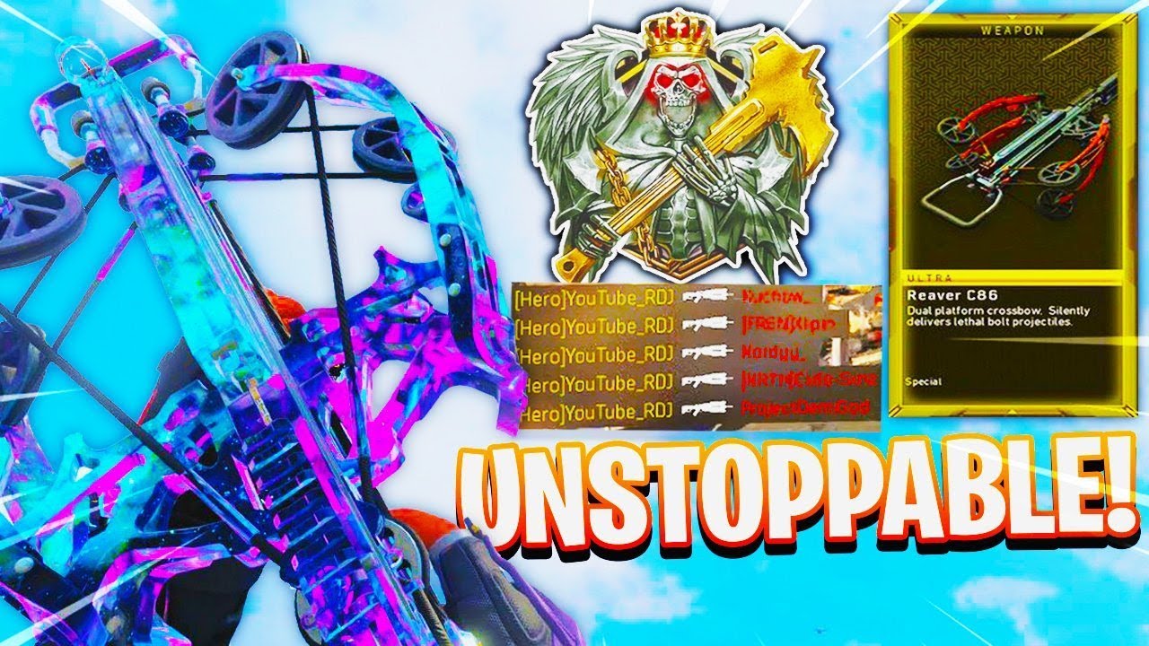 so this NEW CROSSBOW is BROKEN on Black Ops 4 - BO4 Reaver C86 Best Class Setup Apocalypse Z Update