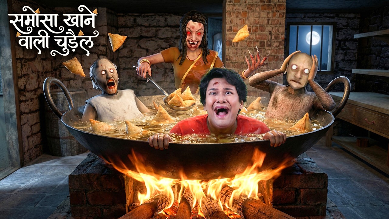 GRANNY , SAMOSA AUR RUPALI SHORT FILM : ग्रैनी | HORROR GAME GRANNY - SLENDRINA || MOHAK MEET