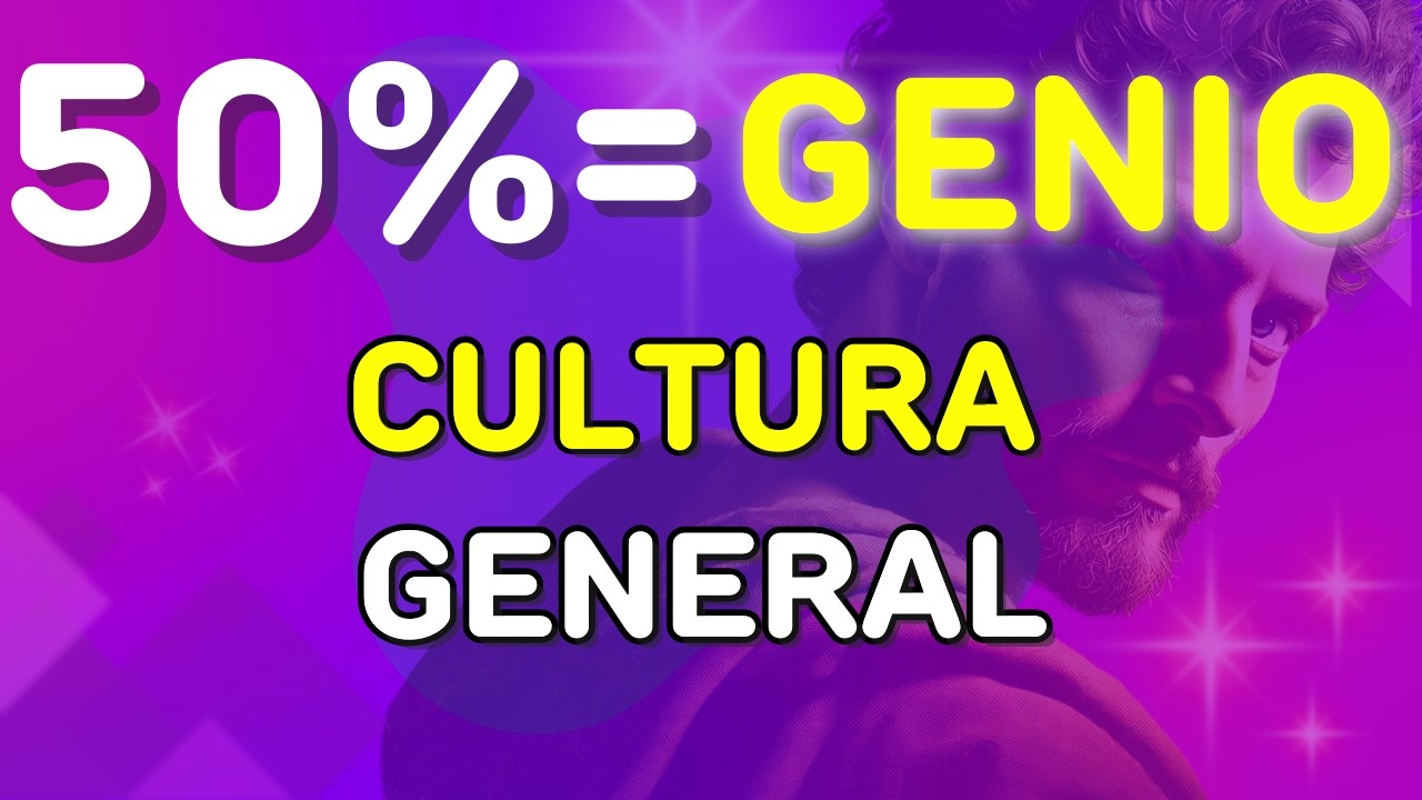 50 preguntas de CULTURA GENERAL: Solo un GENIO acierta el 50% 😱