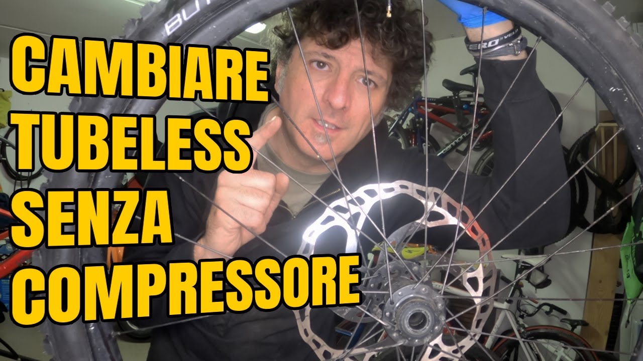 Cambiare tubeless senza compressore