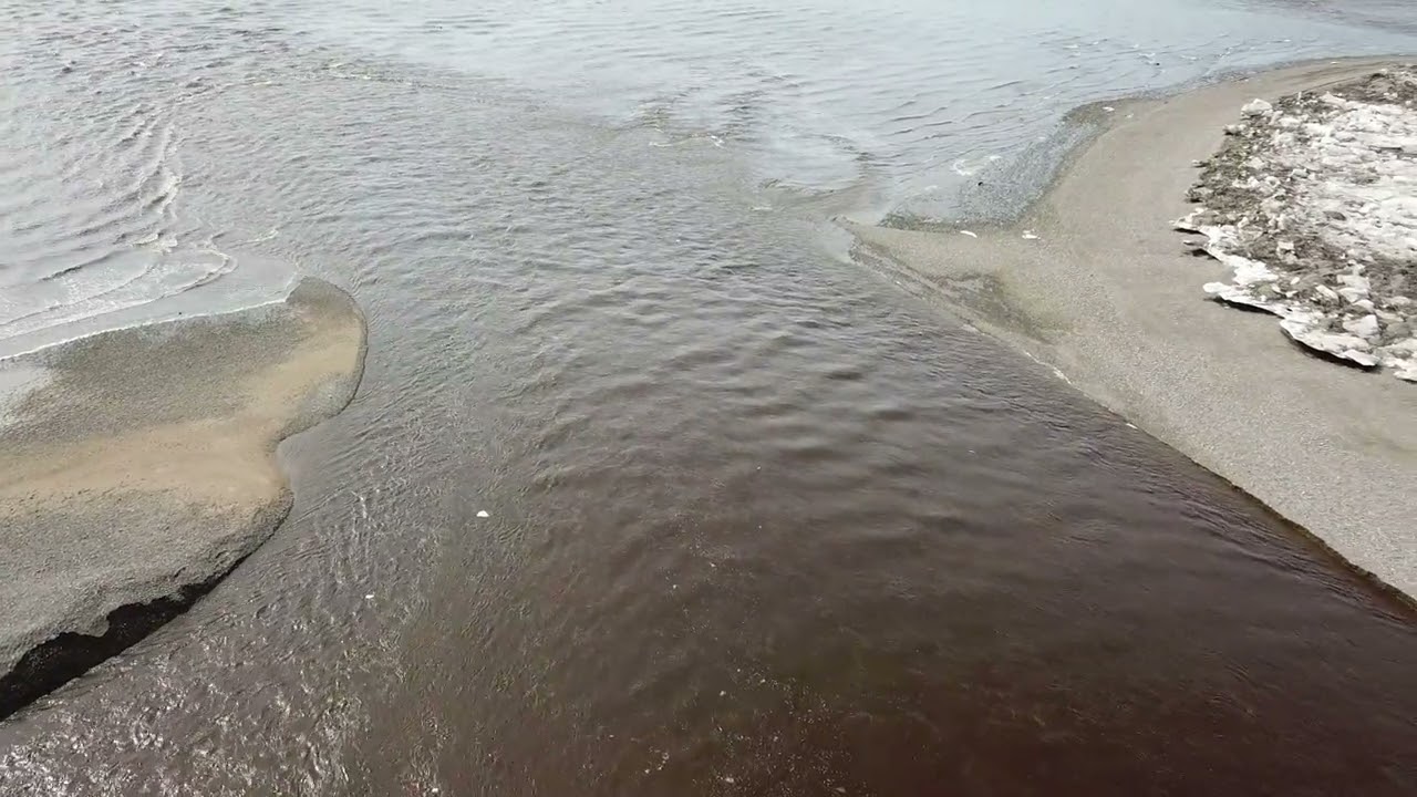 Магадан 2018 полет от 14 мая много уток устье реки Ола район Нюкли DJI 0023