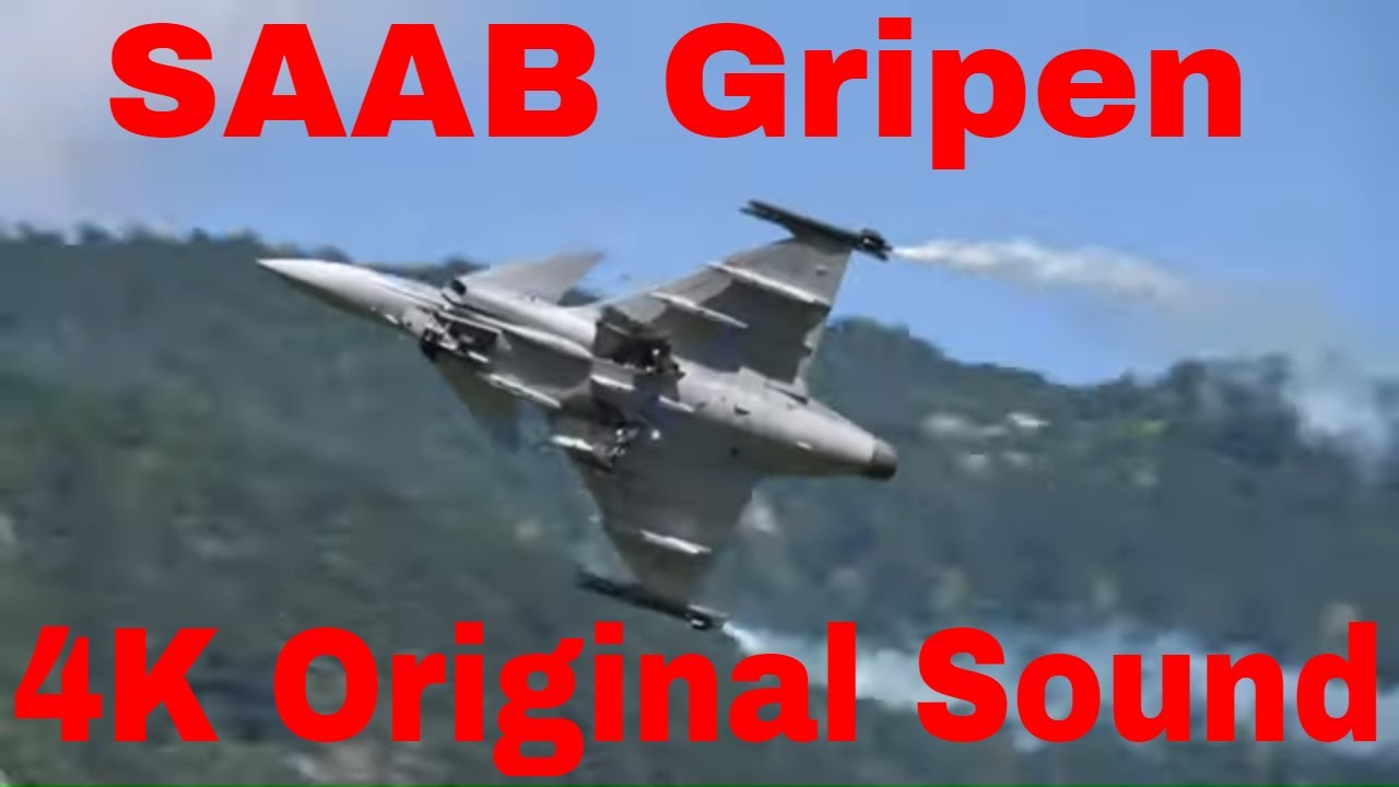 [4K] SAAB JAS 39 Gripen of Swedish Air Force at Zigermeet 2019 Mollis
