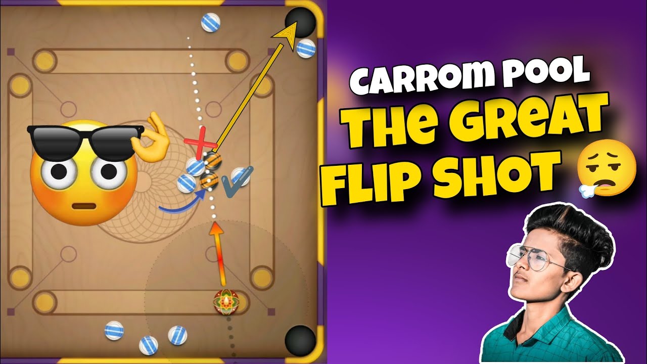 Carrom Pool Great Flip Shot 😮‍💨 | Carrom board Game Play 🔥 | Carrom Pool Nazim