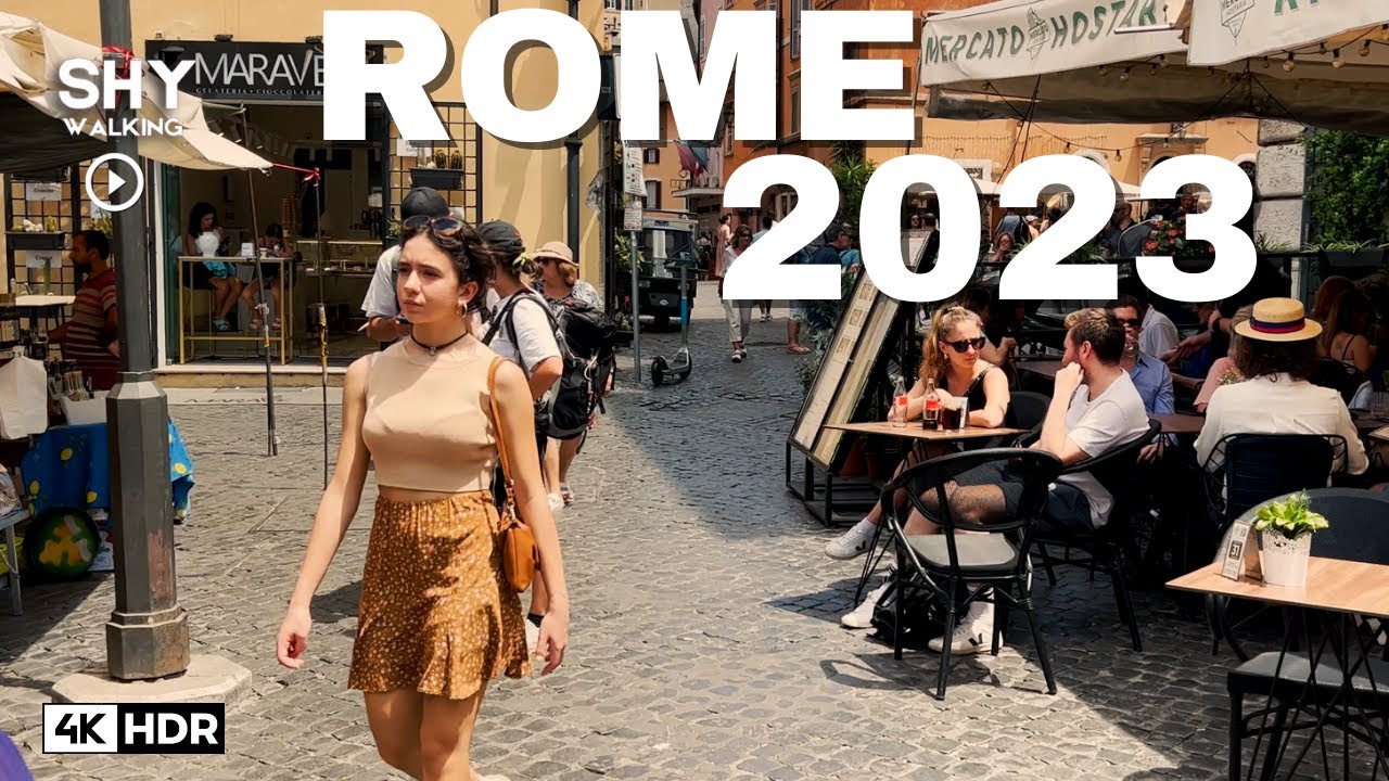 Rome Italy 2023 🇮🇹 - 4K HDR Walking Tour 60fps