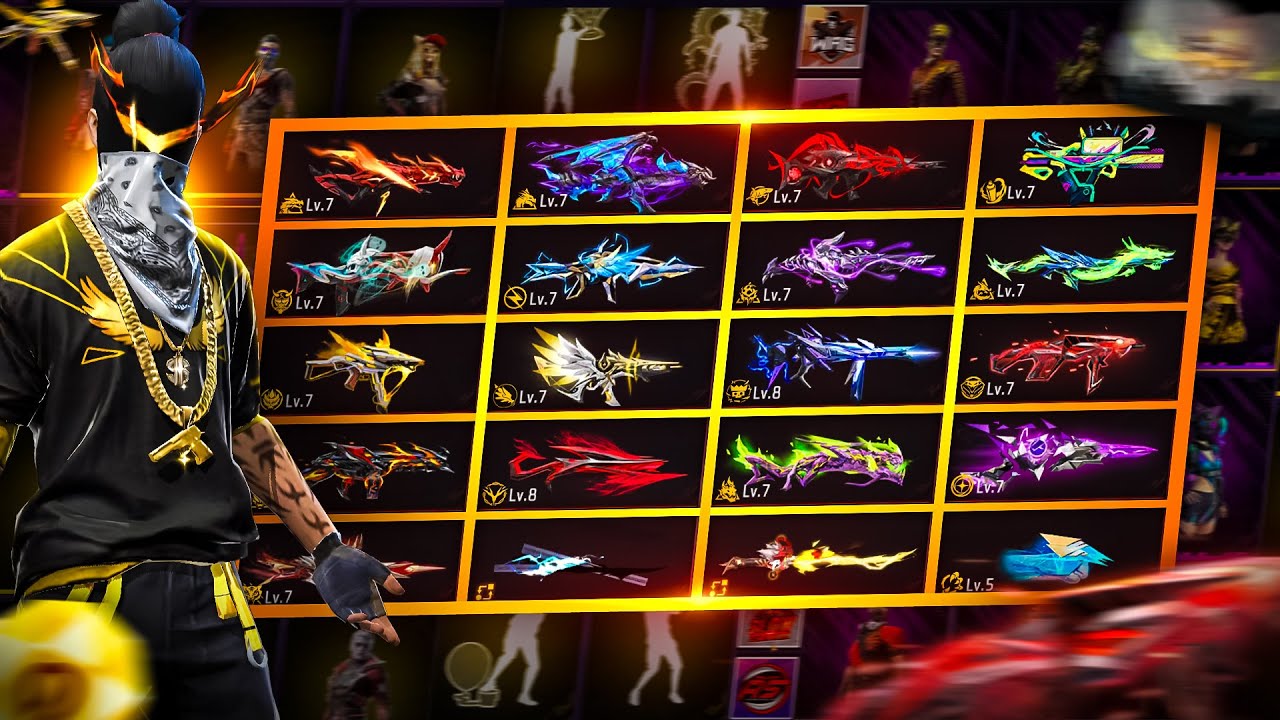 *RAREST* Free Fire ID of All Time 🌎 COLLECTION REVEALED😱