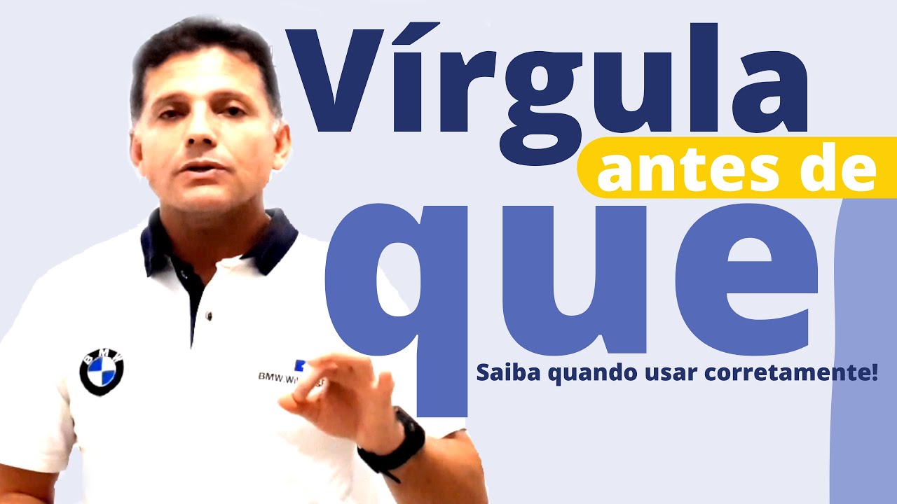 Língua Portuguesa: o uso da #vírgula antes de que