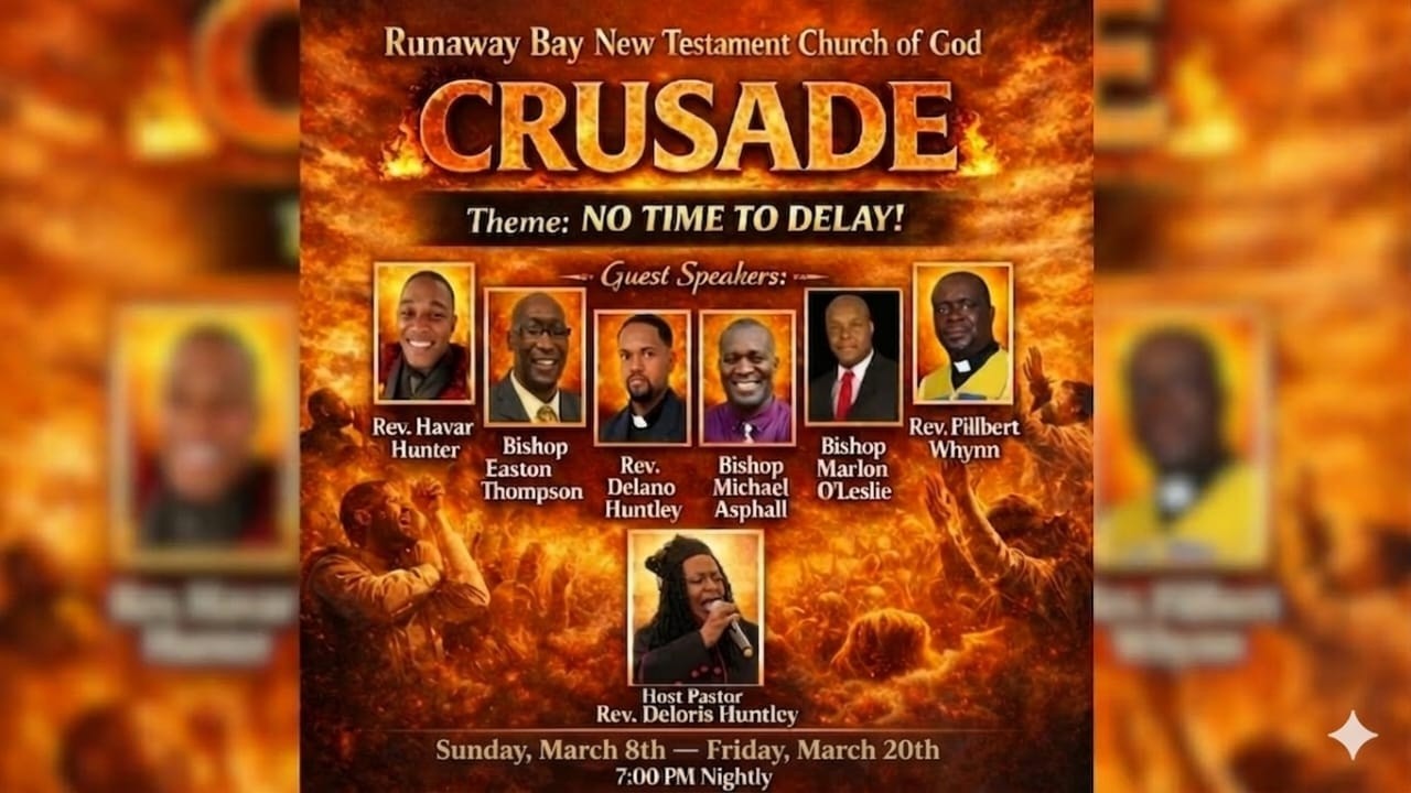 NO TIME TO DELAY // CRUSADE NIGHT 9 // RUNAWAY BAY NEW TESTAMENT CHURCH OF GOD