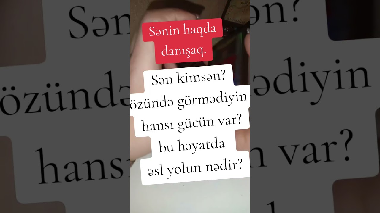 Səndə elə bir güc var ki😇 050-684-97-15 tarot falı 