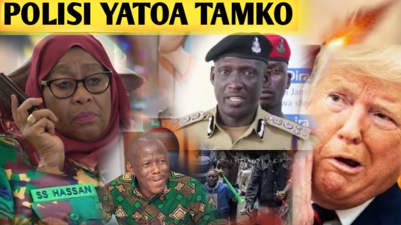 HABARI KUBWA  MCHANA HUU KUTOKA JESHI LA POLISI TANZANIA ..