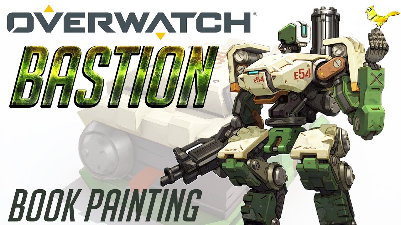 Speedpaint: Бастион из игры OVERWATCH #спидпеинт