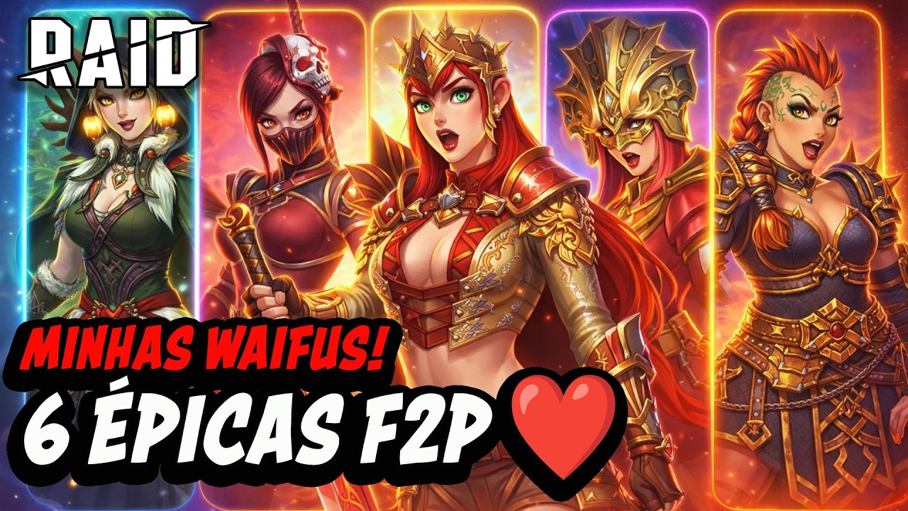 Minhas 6 Waifus Épicas Raid F2P – Dia dos Namorados!