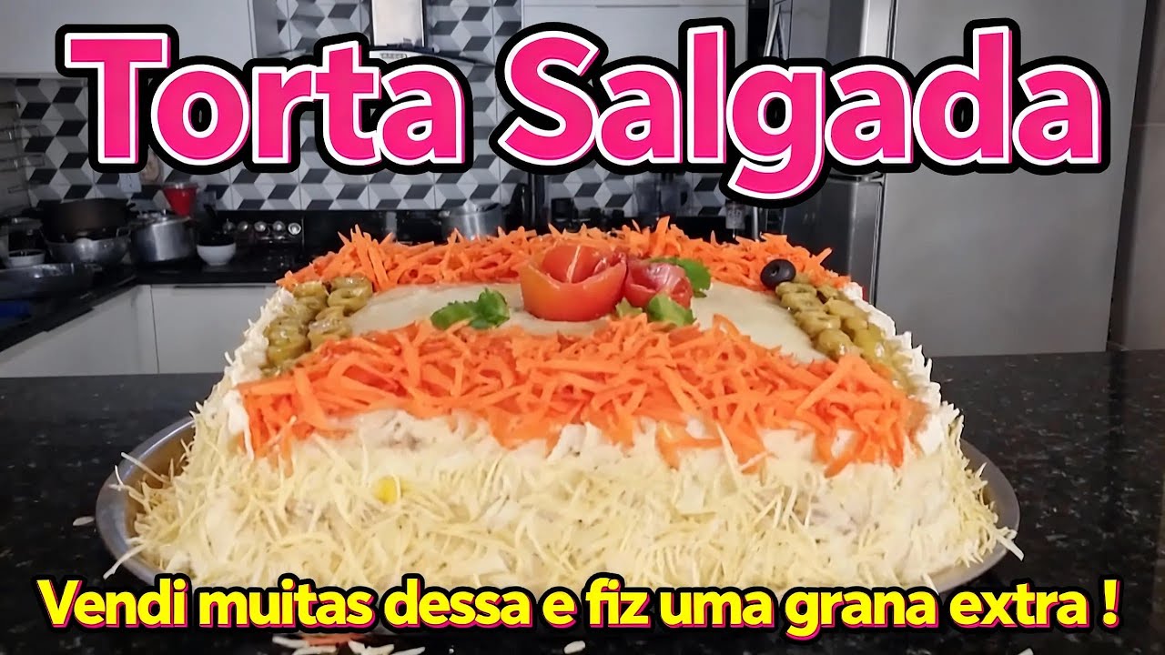 Torta Salgada, faça uma renda extra boa vendendo !