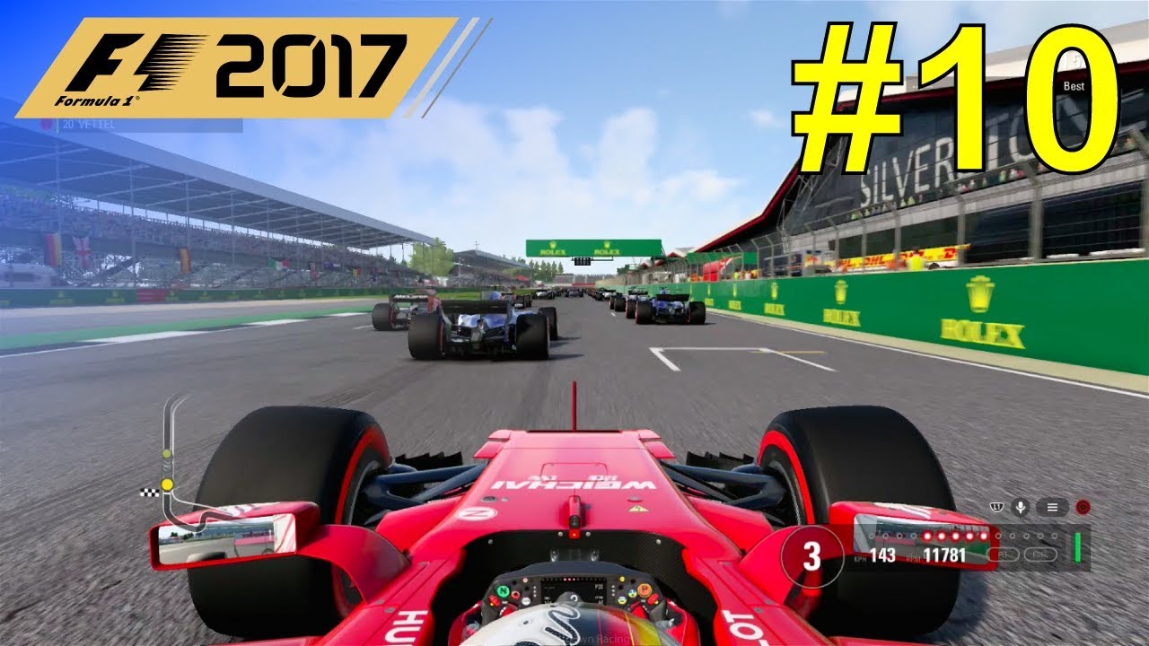 F1 2017 - Let's Make Vettel World Champion Again #10 - 100% Race Great Britain
