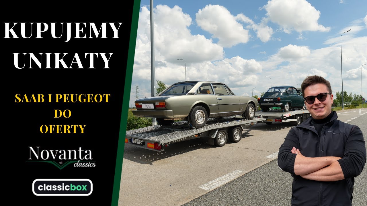 NOWE ZAKUPY ROZWALAJĄ SYSTEM! PEUGEOT 504, SAAB i TRIUMPH STAG
