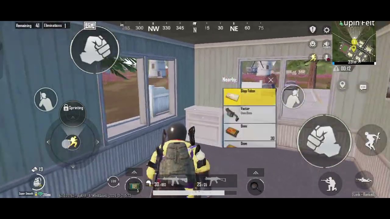 Livik Secret Rotation for Easy Chicken Dinner 🍗...(6 kills+Win)