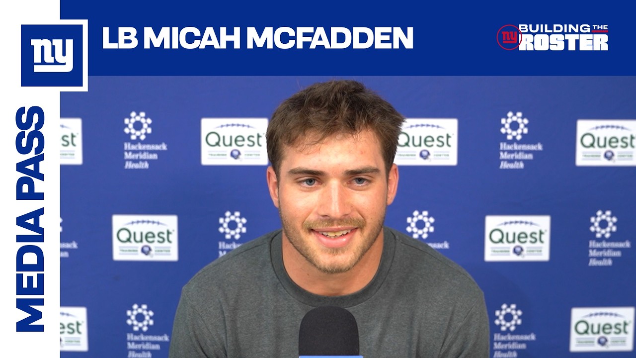 Micah McFadden On Re-Signing With The Giants | New York Giants