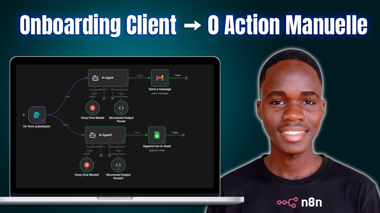 J'ai construit un agent IA d'onboarding client avec n8n sans code (étape par étape)
