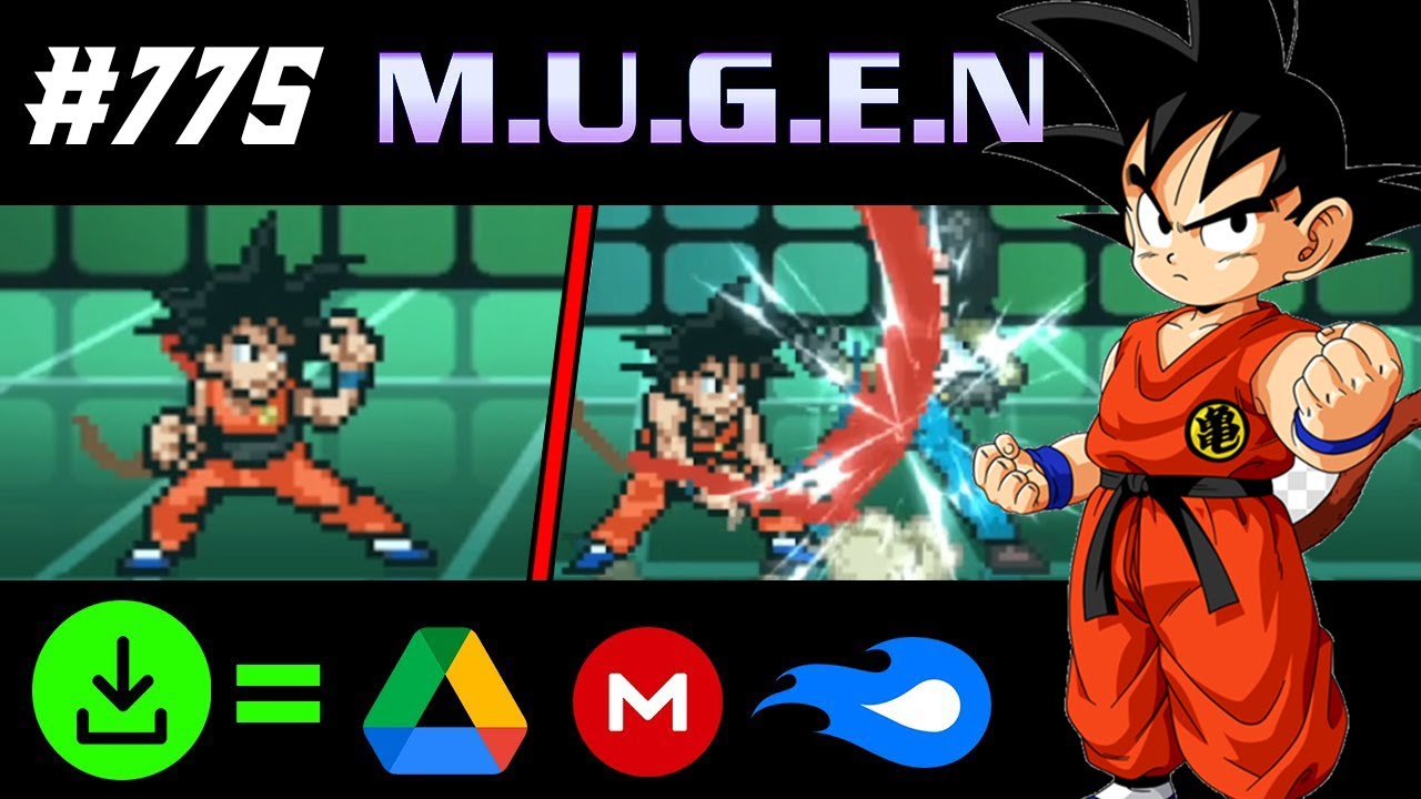 KID GOKU JUS CHAR SHOWCASE + DOWNLOAD | Mugen Showcase #775