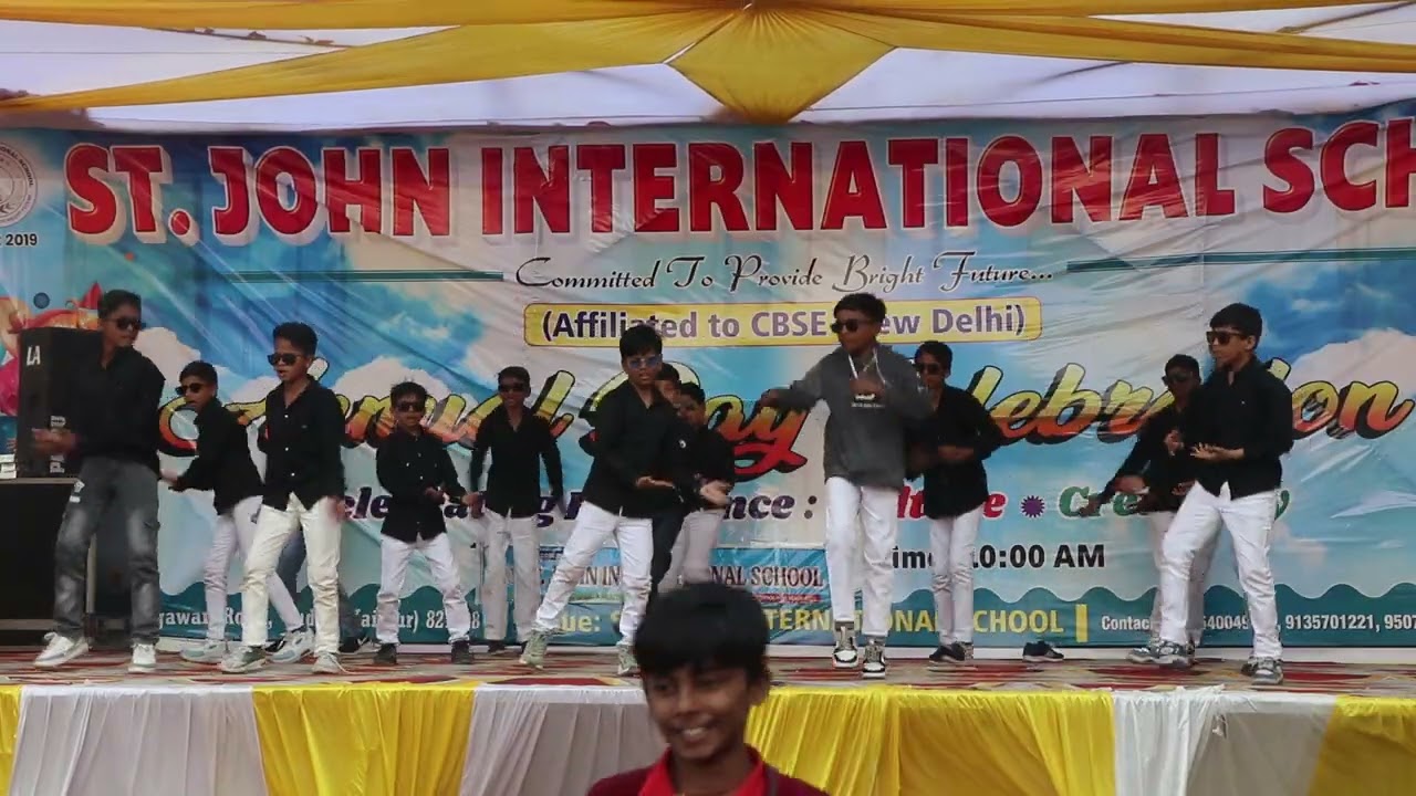 Enjoy this high-energy group dance performance by talented students on the popular “Ranu Teri” song