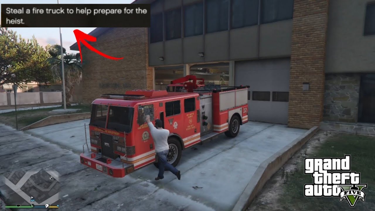 Find a fire truck in GTA 5 