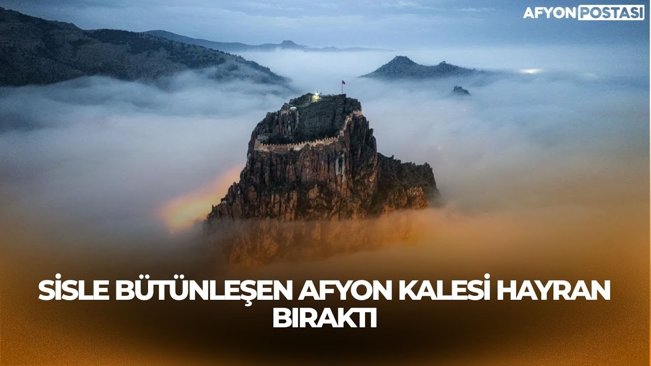 Sisle Bütünleşen Afyon Kalesi Hayran Bıraktı