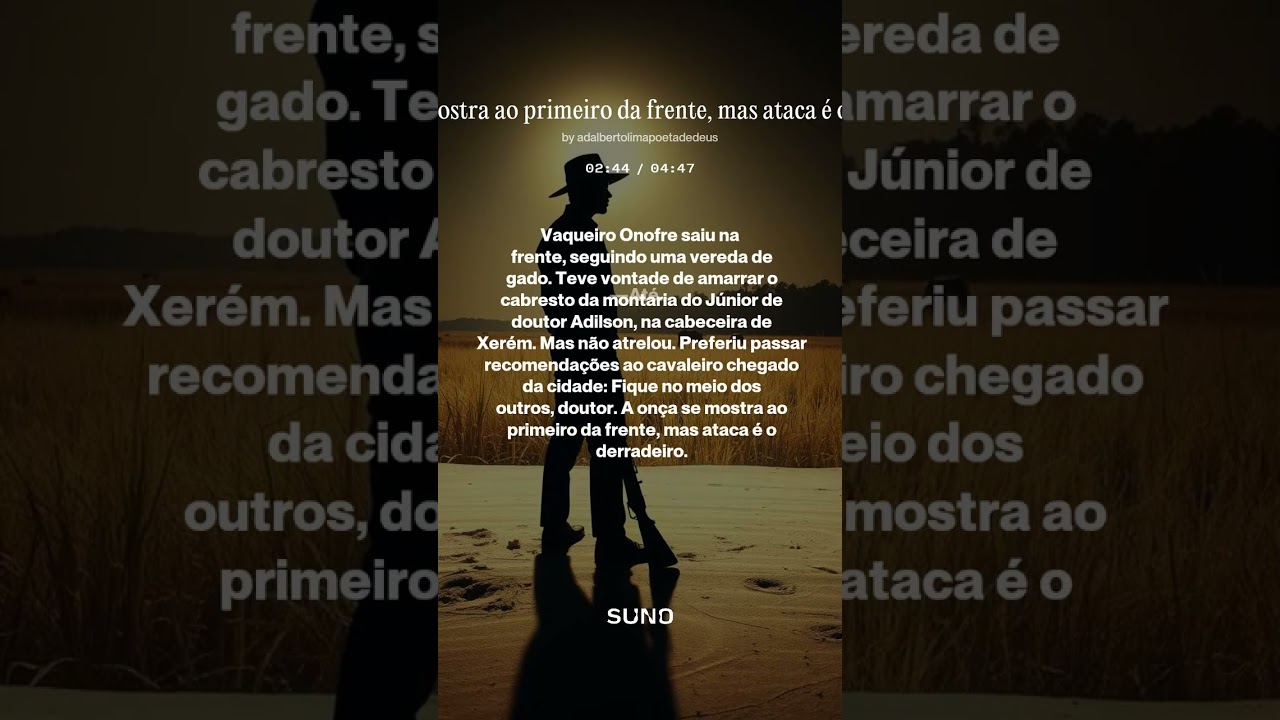 A onça se mostra ao primeiro da frente, mas ataca é o derradeiro