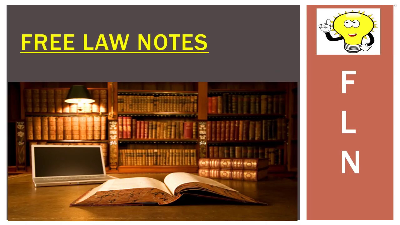 Free Law Notes: Overview of the Channel