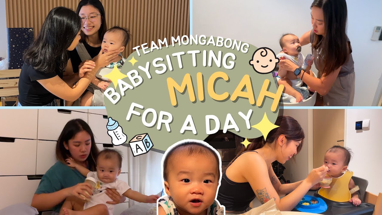 TMGB babysits Micah for a day! 👶🍼 | MONGABONG