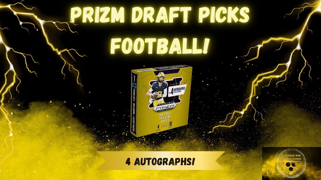 🏈 Product Review! 🏈 2024 Prizm Draft Picks Football Hobby Box! - 4 Autographs!