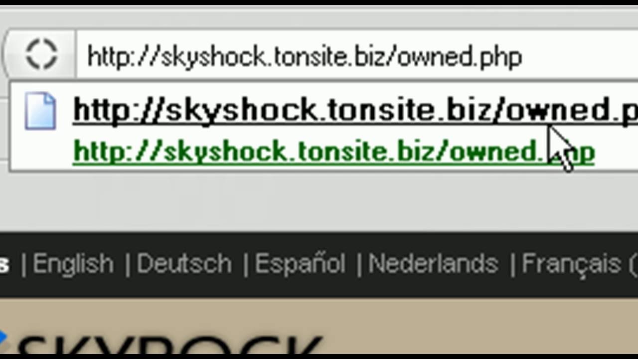 Hack skyblog - phishing