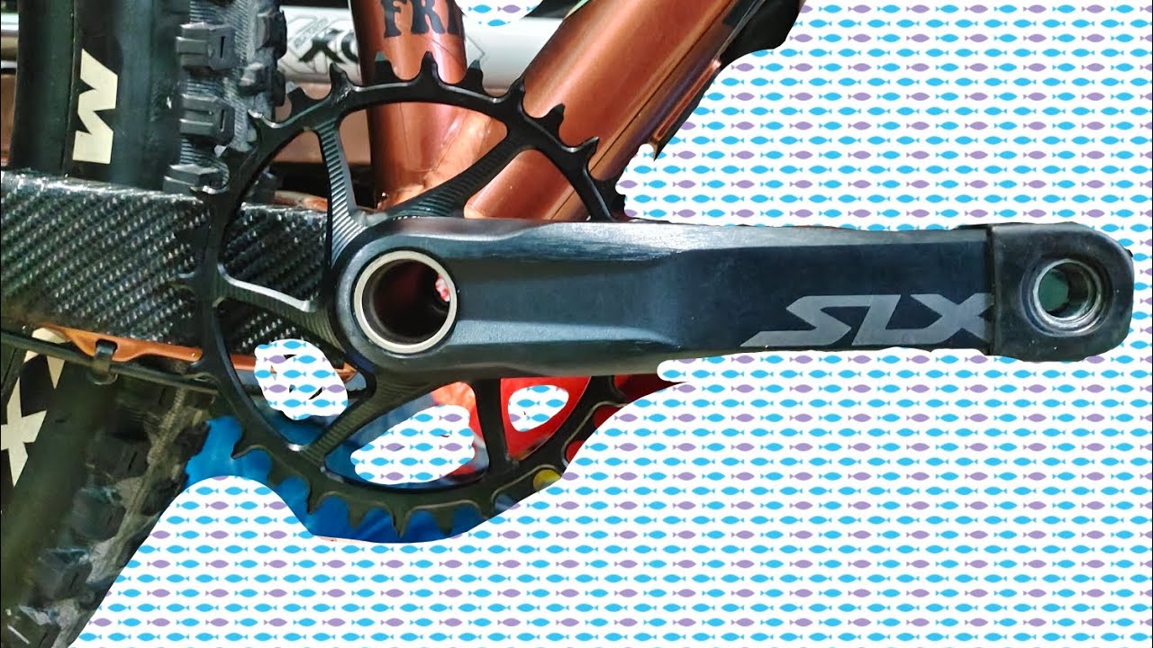 SHIMANO SLX M7120 CRANKSET VS. SRAM SX CRANSET SIDE BY SIDE COMPARISON. PASS QUEST CHAINRING UNBOX