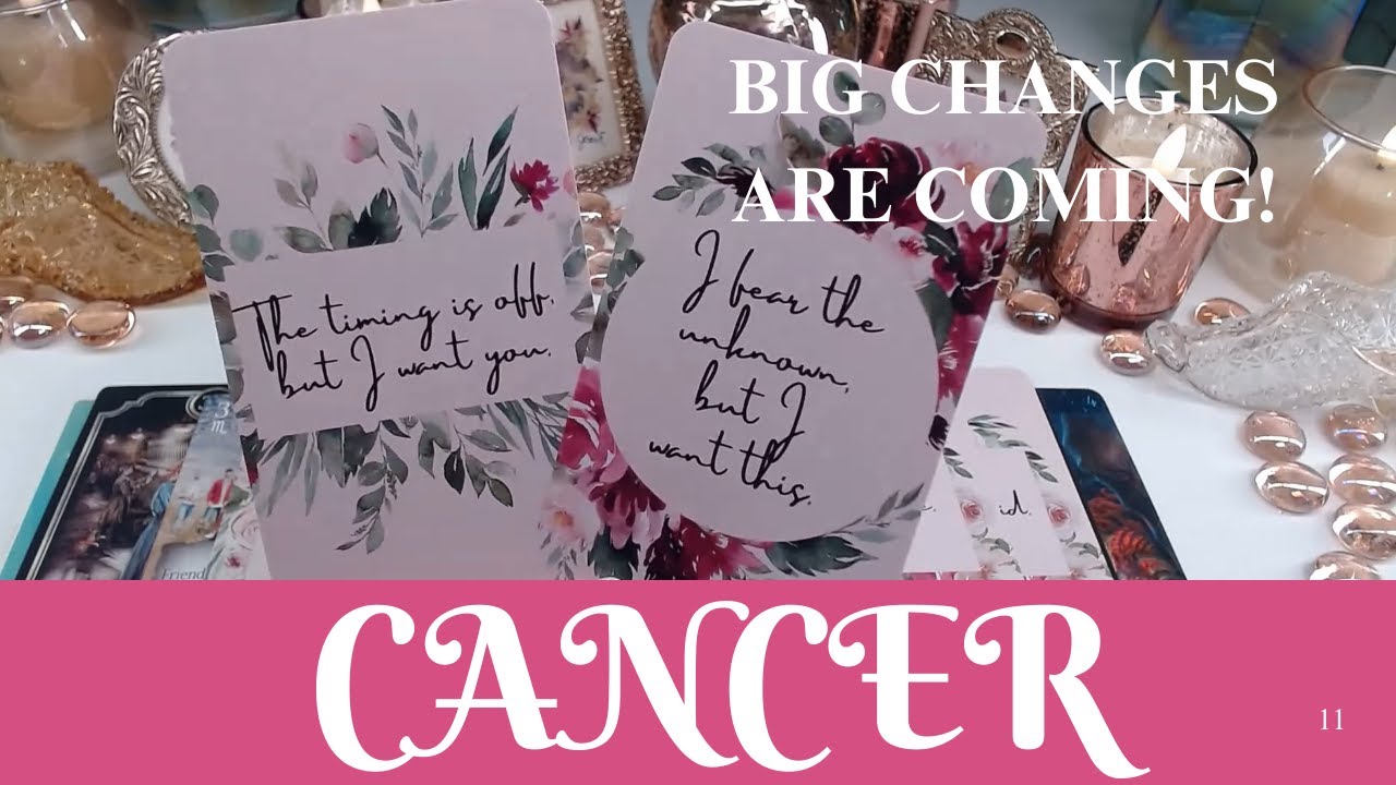 CANCER LOVE♋💖FALLING FOR SOMEONE I CAN'T HAVE😮A BIG CHANGE COMING🪄✨CANCER  LOVE TAROT ❤️‍🔥#cancer