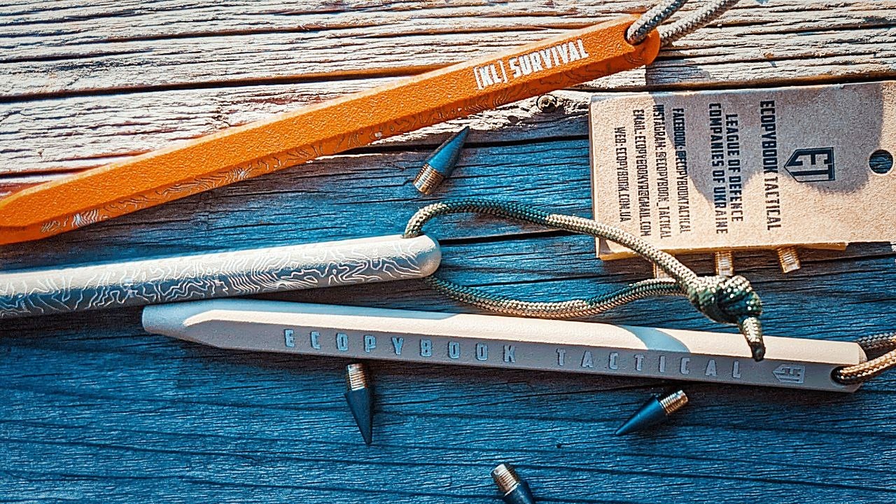 ECOPYBOOK TACTICAL PENCIL тактчний олівець Трошки Огляд