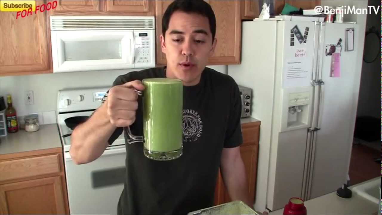 Green Protein Smoothie - BenjiManTV
