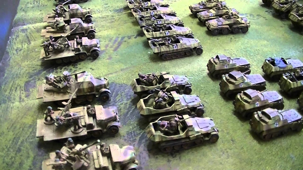 Flames of War Germans- Blue Table Painting
