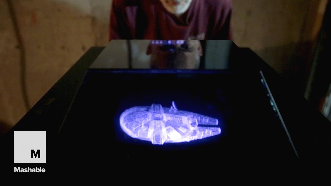 Holographic 3D Projection Device ‘Voxiebox’ Showcases Futuristic Display Tech | Mashable