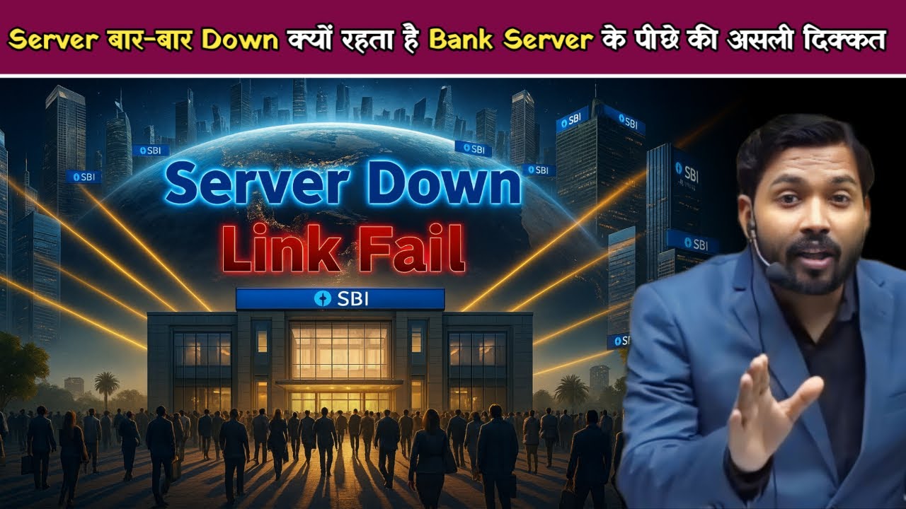 Server बार-बार Down क्यों रहता है || Bank Server Down के पीछे की असली दिक्कत.!