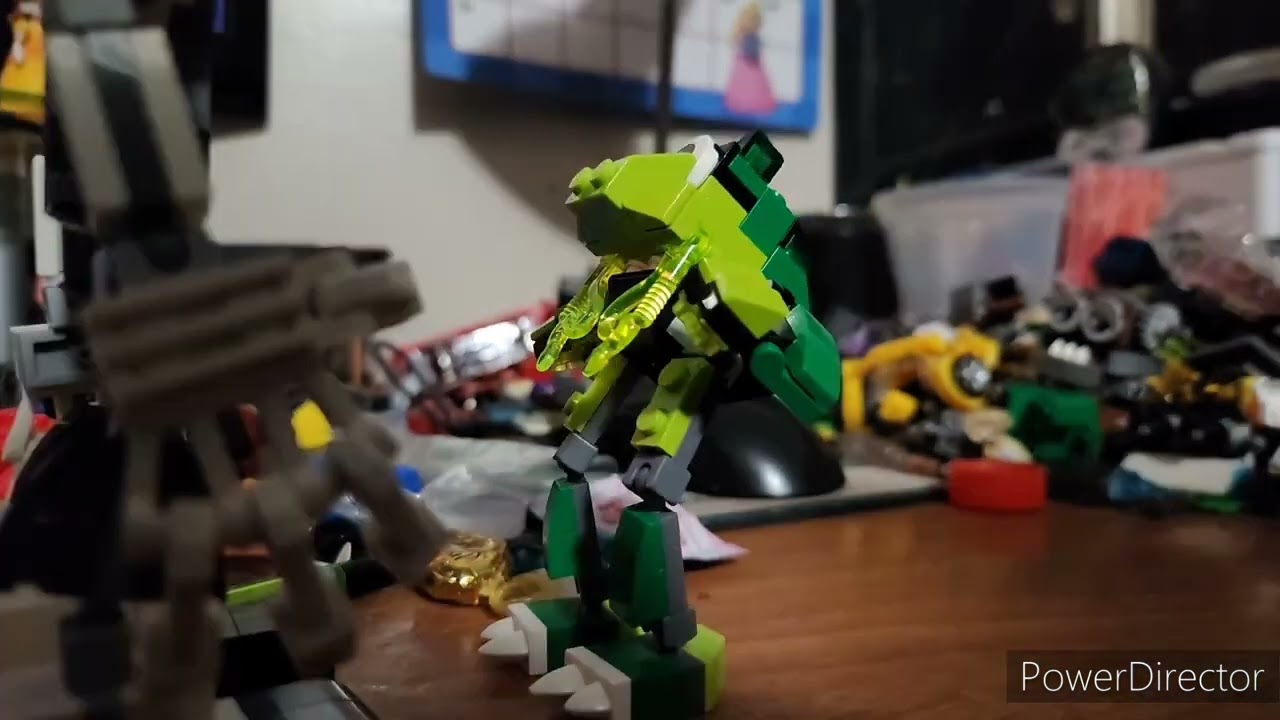 Glomp vs Mr. Puzzles (Lego Mixels stop motion)