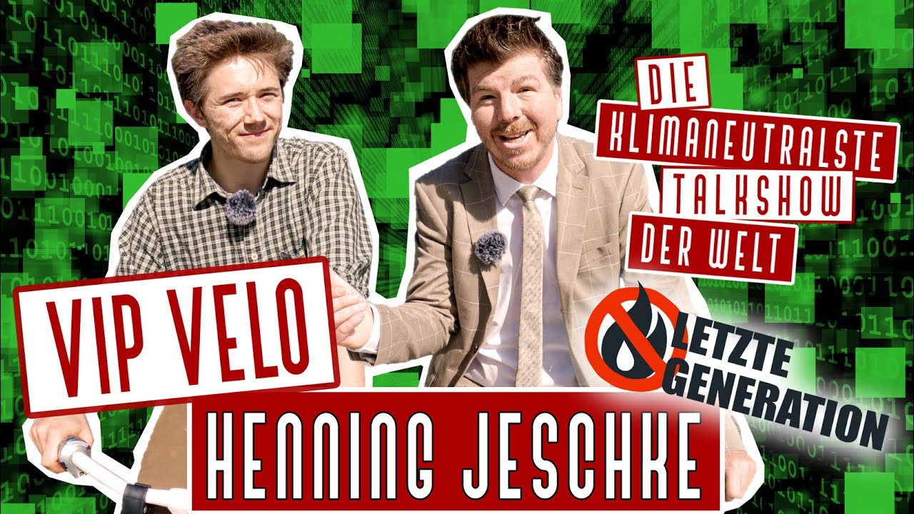 Letzte Generation - Henning Jeschke - Hungerstreik + ziviler Ungehorsam |VIP VELO #letztegeneration