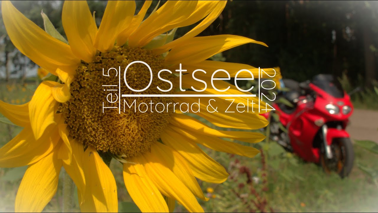 Ostsee mit Motorrad und Zelt, Teil 5