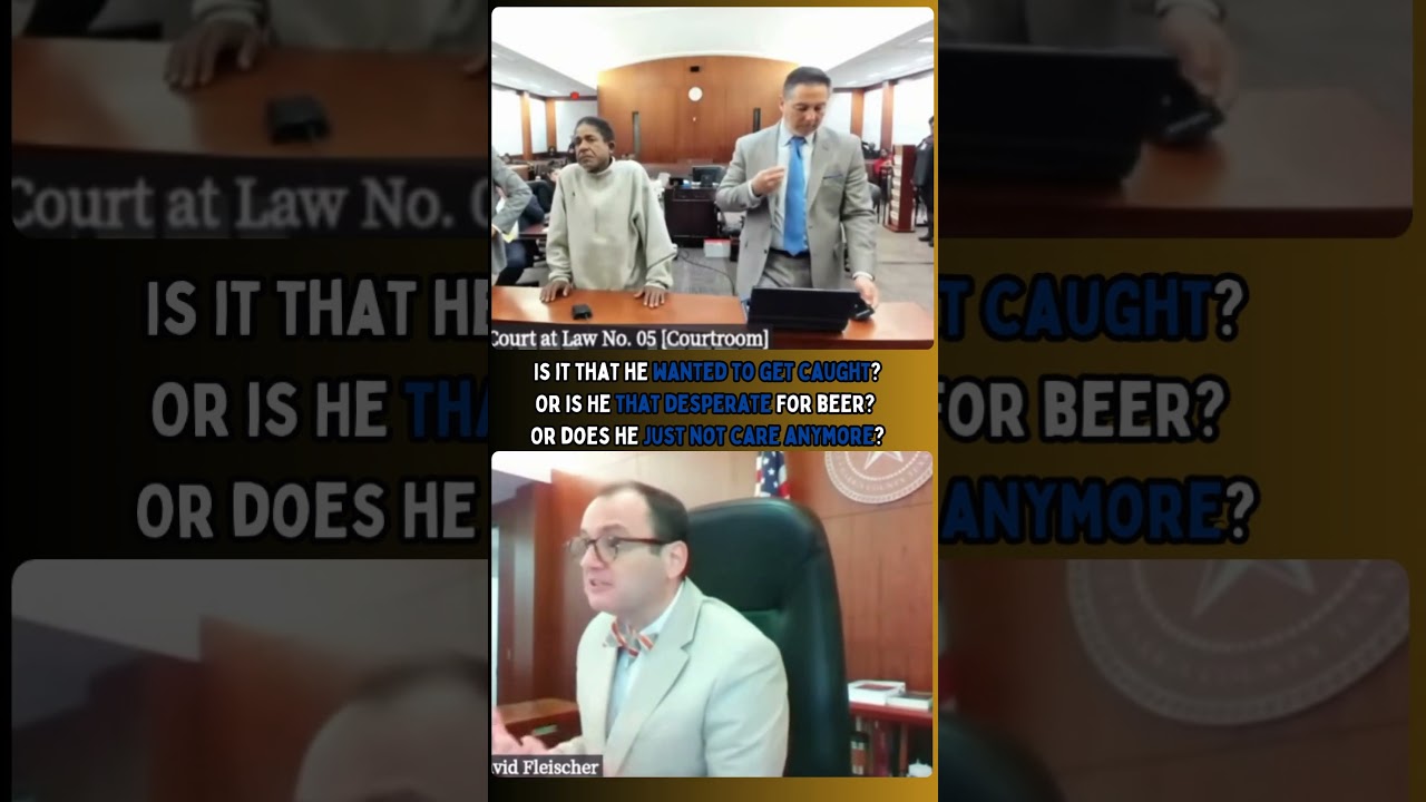 Judge FREAKS OUT On Homeless Guy Who Stole Beer And Candy At A Walgreens He's Trespassed From