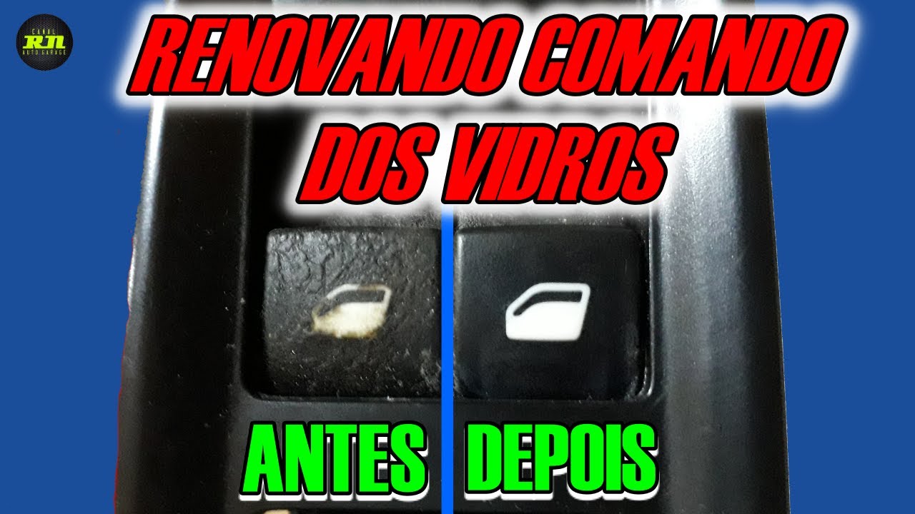 [DICA] - RENOVANDO BOTÕES DO COMANDO DO VIDRO ELÉTRICO